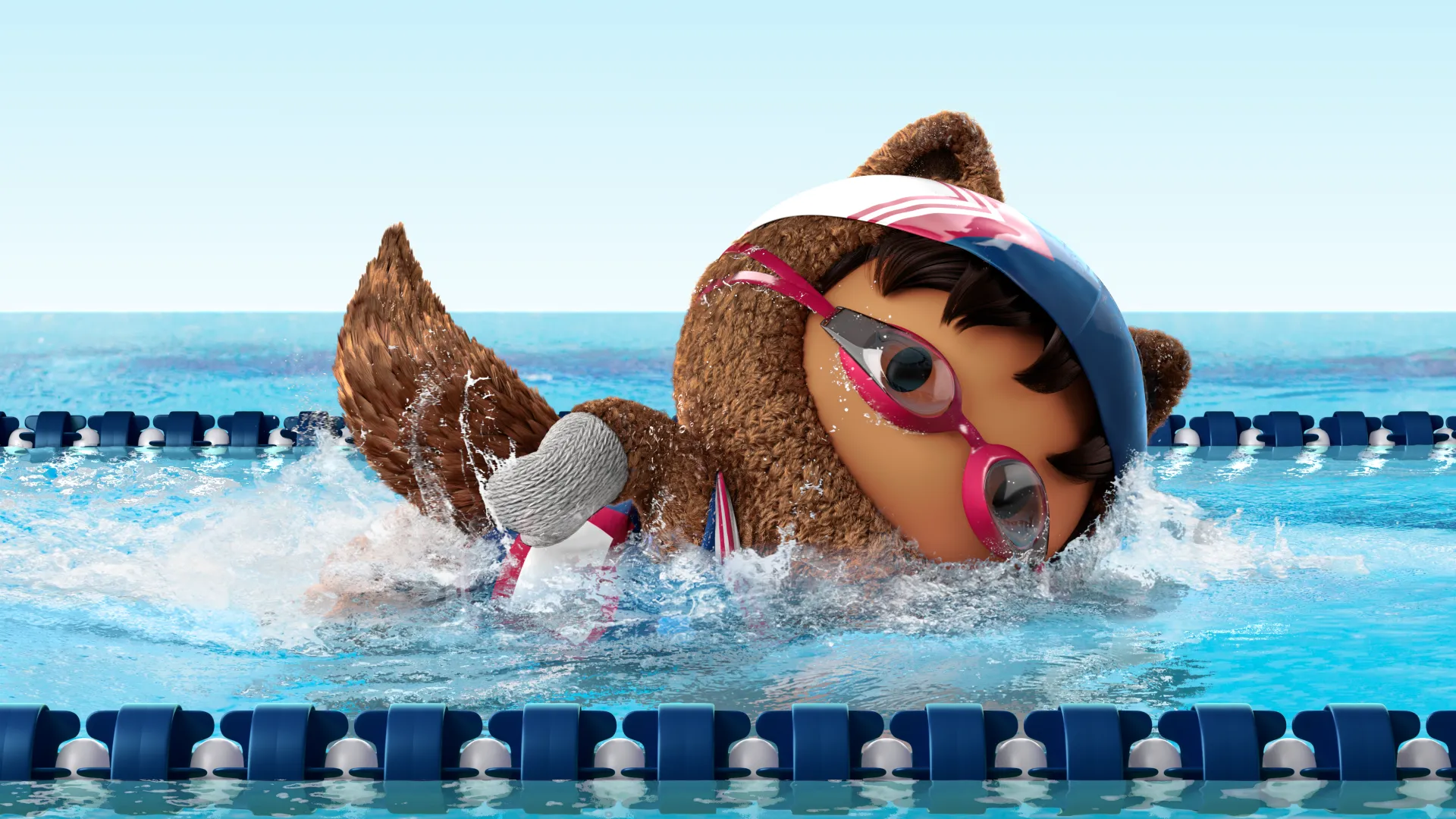 Astro swimming in Paris Olympics