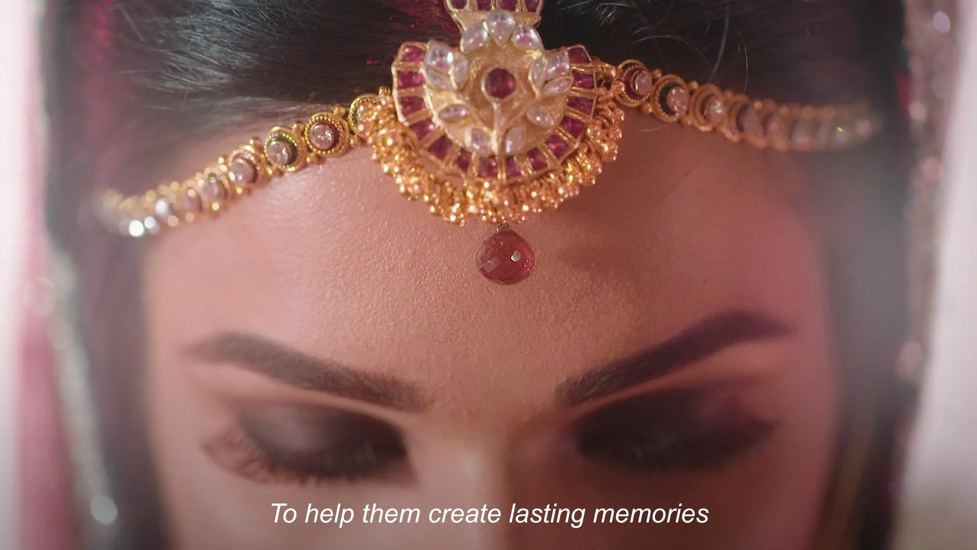 An Indian woman in a head dress