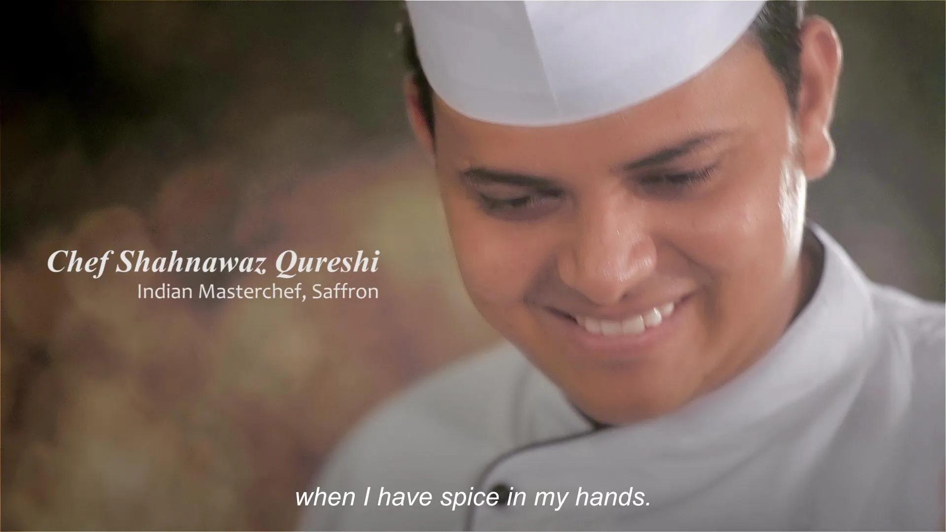A smiley chef