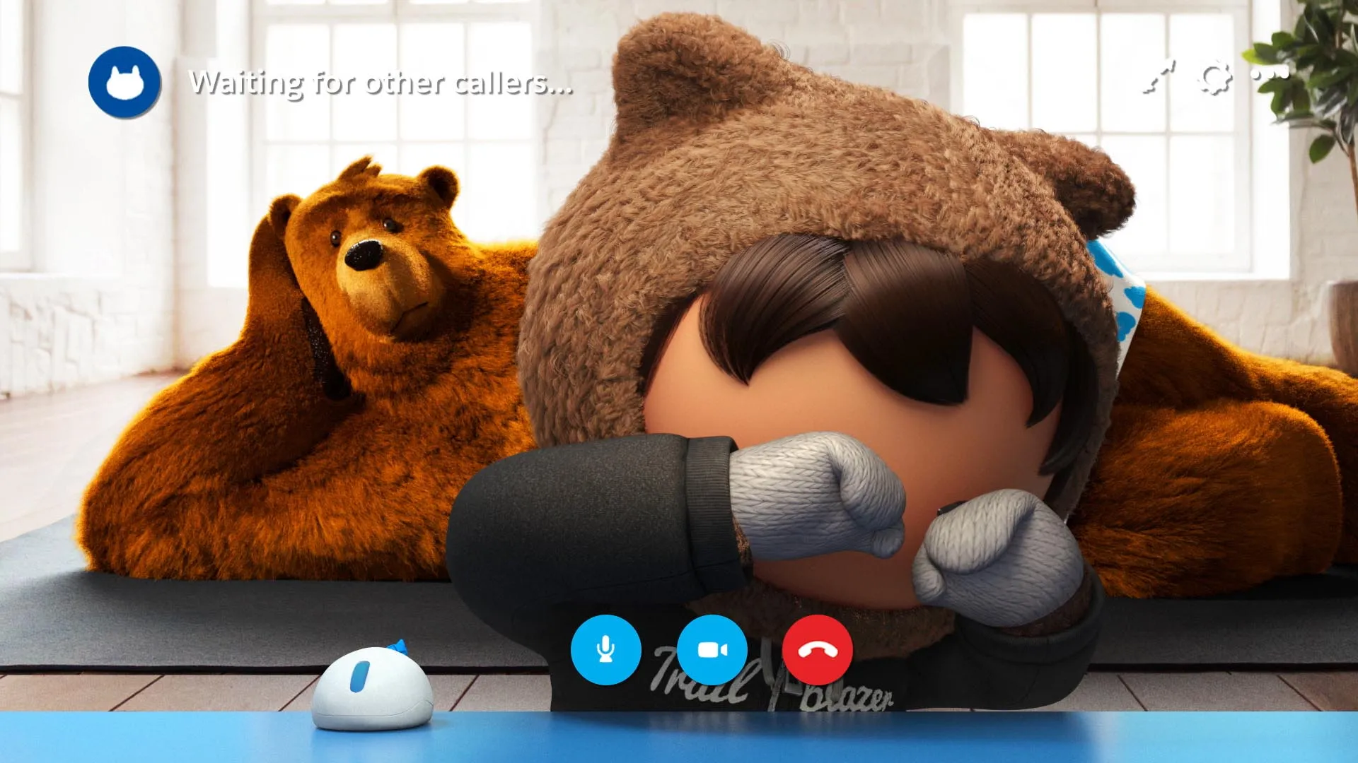 Codey in boxer shorts