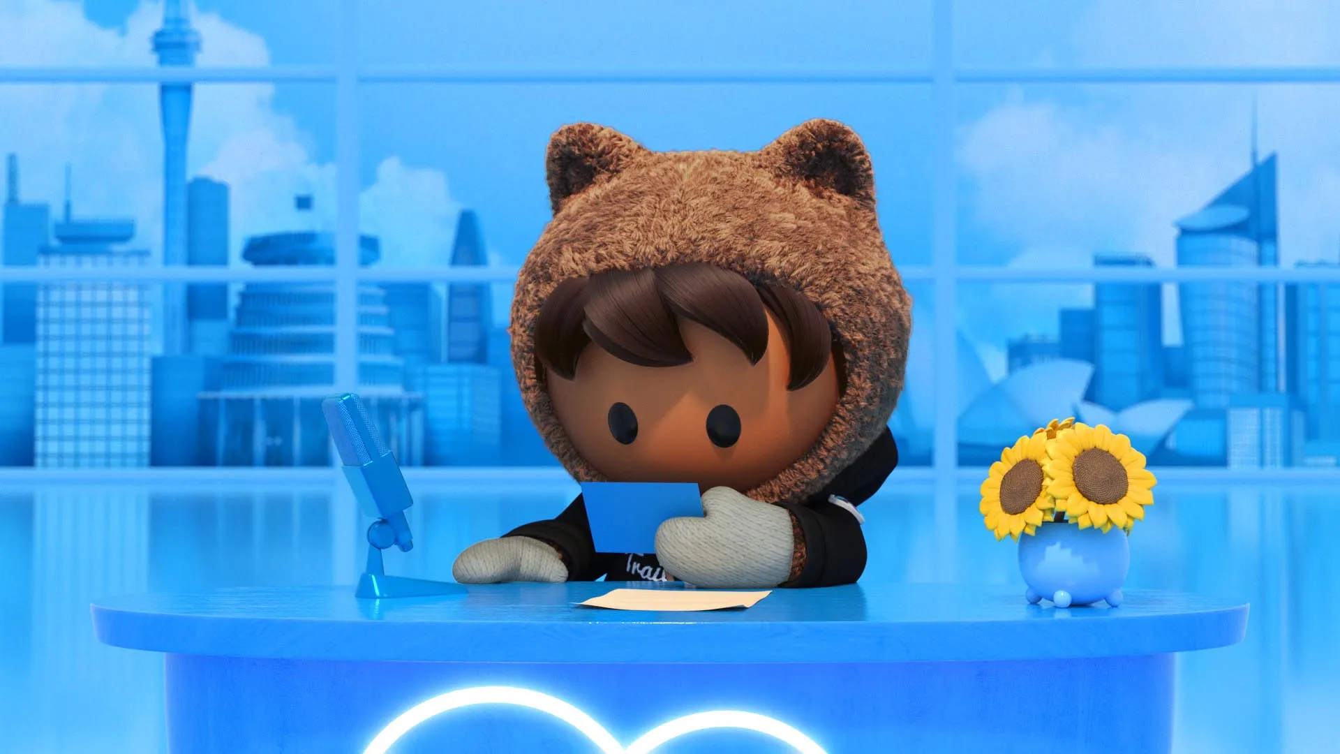 Astro as TV presenter