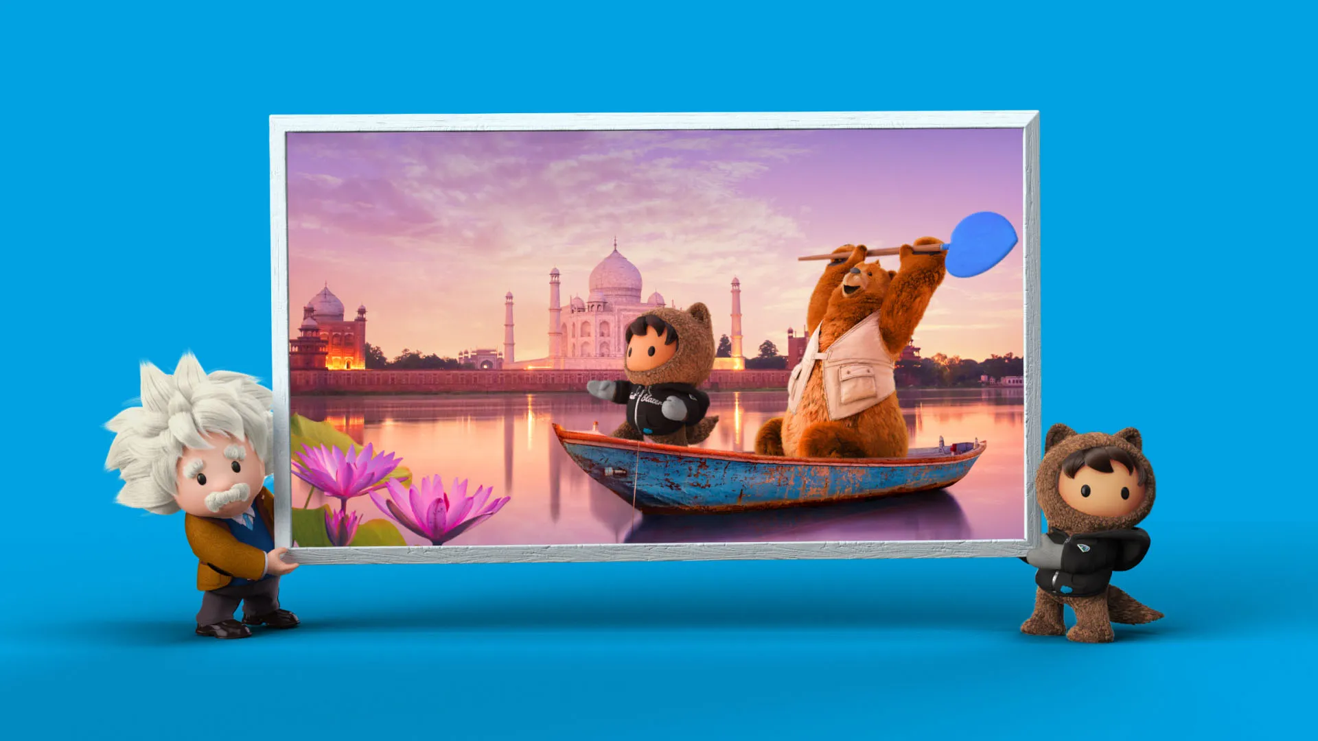 Astro and Einstein PIP 3D animation