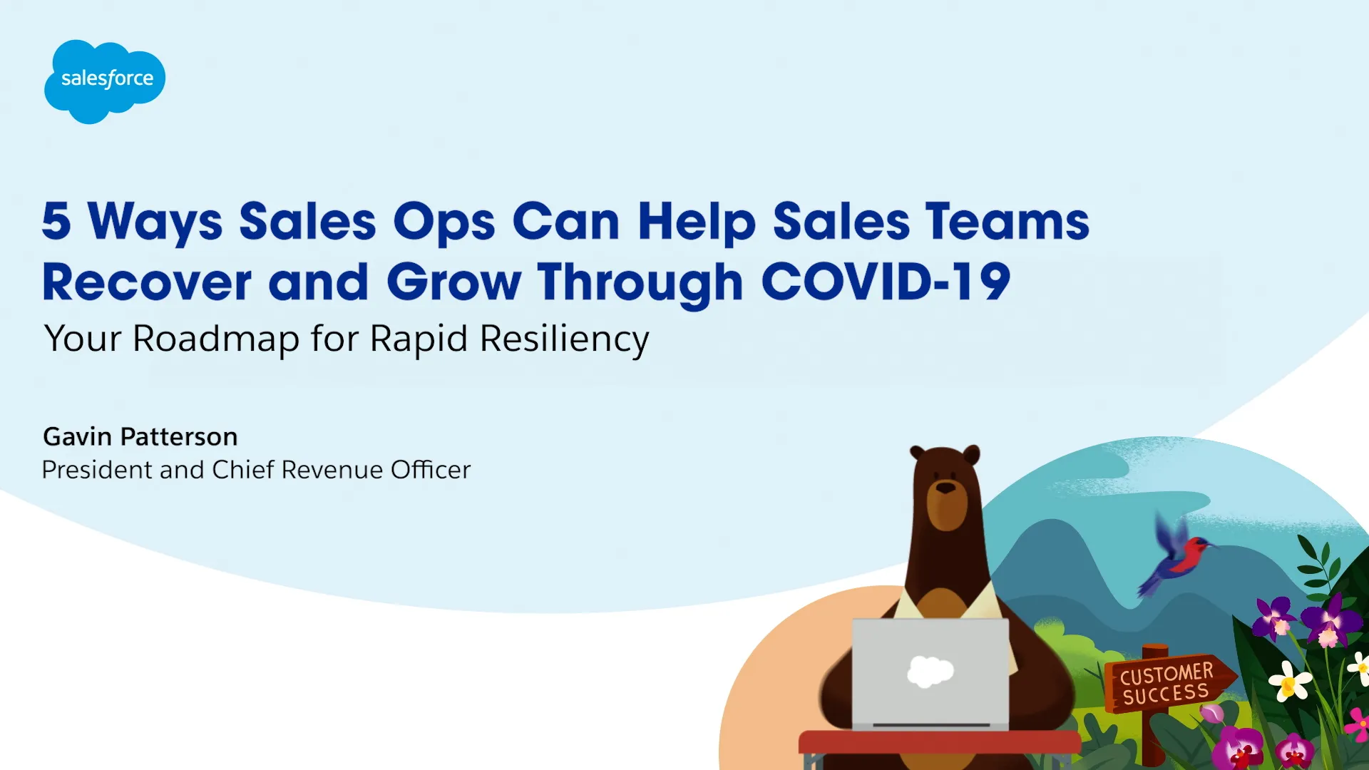 2D animated title slide