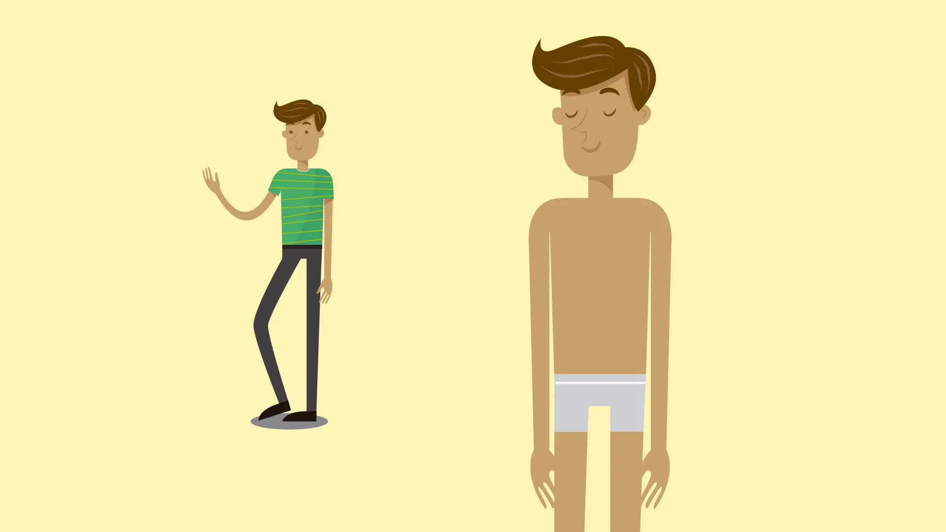Character design for a 2D animated dad.
